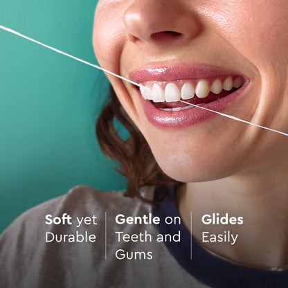 Smile Expanding Floss: Premium Woven Dental Floss, Plant-Based Wax