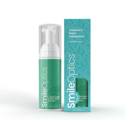 Smile Optics Mint Magic Kids' Foam SmilePaste - Fluoride-Free Kids' Toothpaste