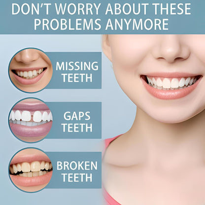 2 Pairs of Beautiful Smiles – Upper & Lower Teeth Set (Temporary Use)