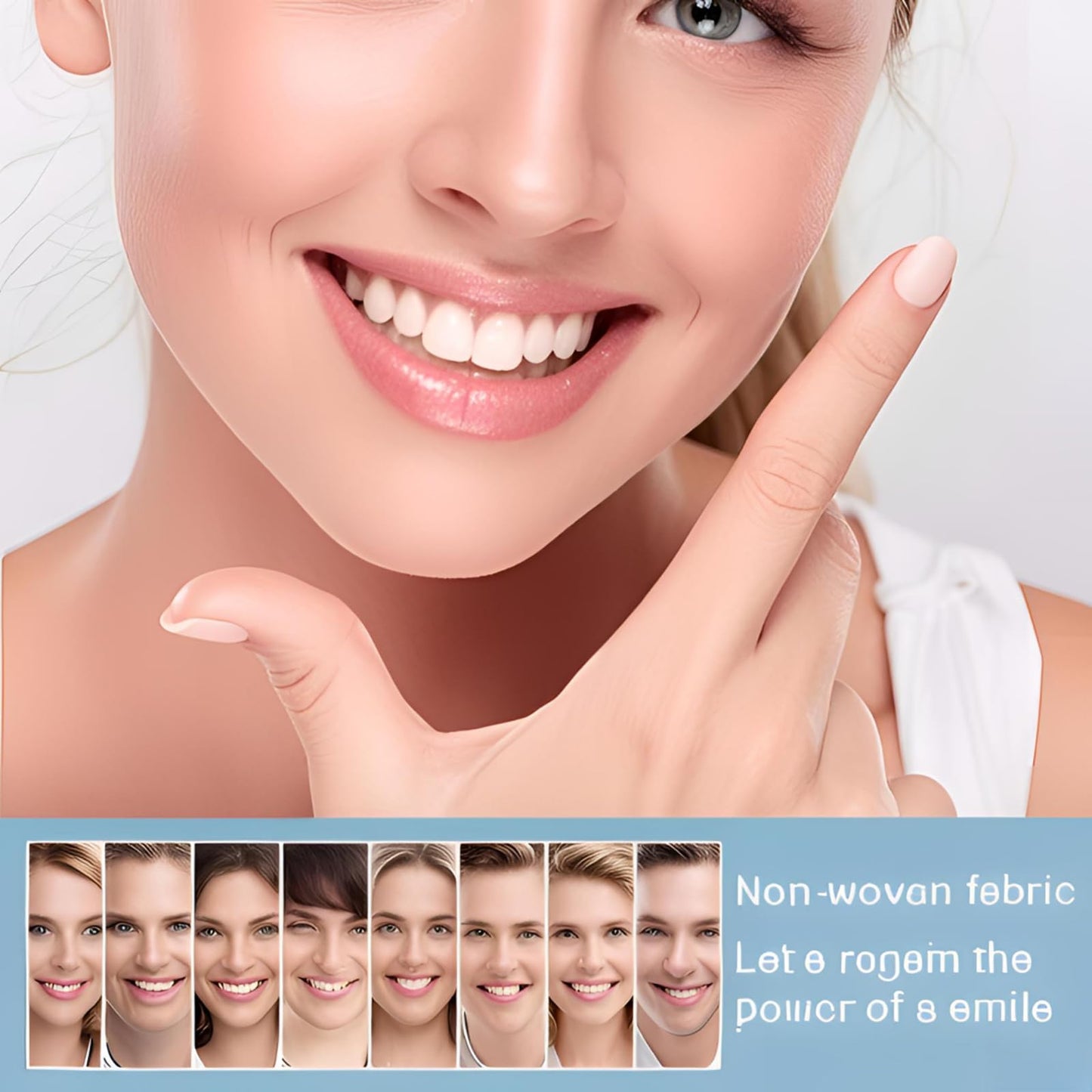 2 Pairs of Beautiful Smiles – Upper & Lower Teeth Set (Temporary Use)