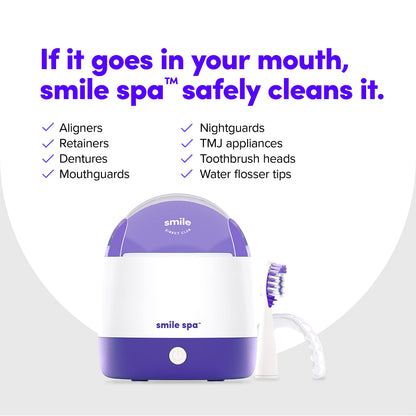 Smile Spa Ultrasonic & UV Cleaner for Aligners, Retainers | SmileDirectClub