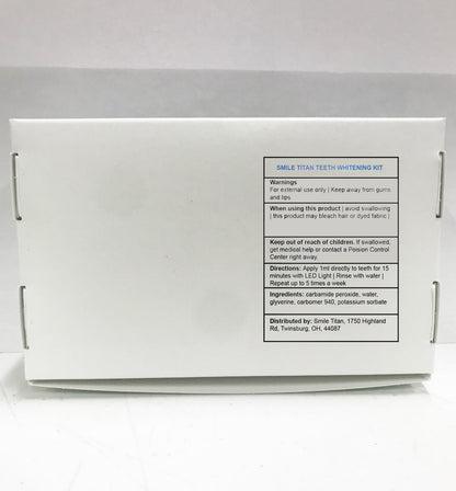 Smile Titan Whitening Gel Refill – 4x Syringes, 44% CP