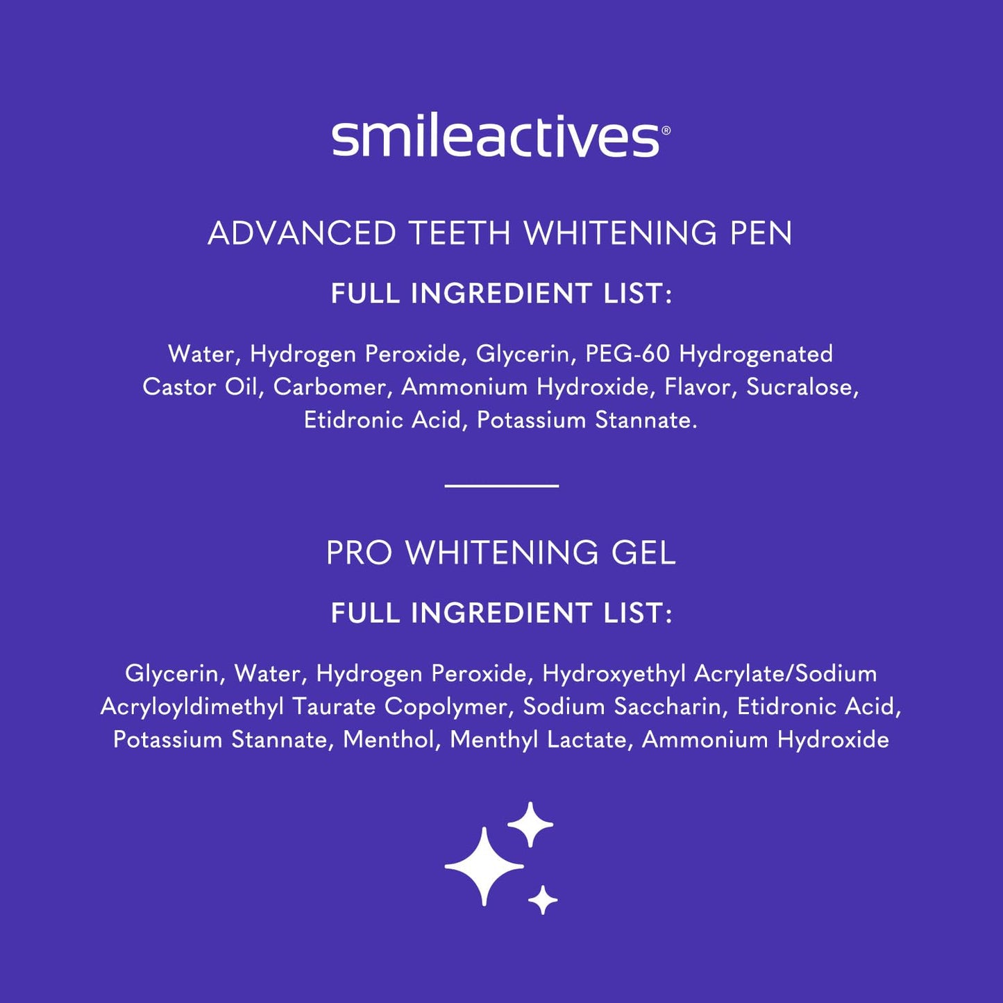 Smileactives Teeth Whitening Kit – Complete At-Home Whitening, Travel Size, 30-Day Kit