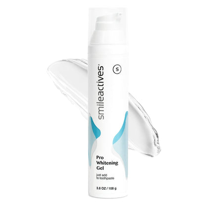 Smileactives Pro Whitening Gel for Toothpaste – 3.8 oz, Hydrogen Peroxide