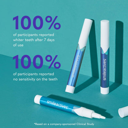 Smileactives Teeth Whitening Pen - Vanilla Mint, Fast Whitening (1 Pack)