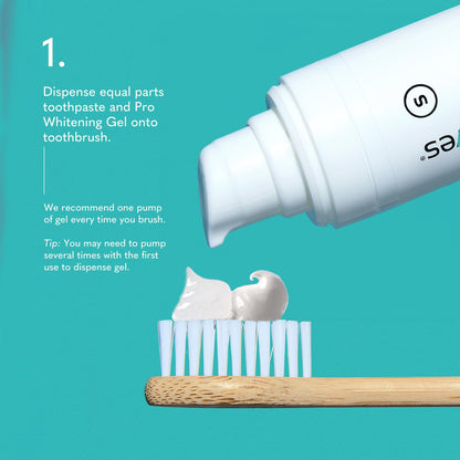 Smileactives Pro Whitening Gel for Toothpaste – 3.8 oz, Hydrogen Peroxide