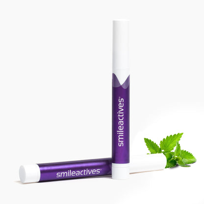 Smileactives Teeth Whitening Pen – 2 Pack | Fast Whitening, Precision Brush Tip, Ultra Mint
