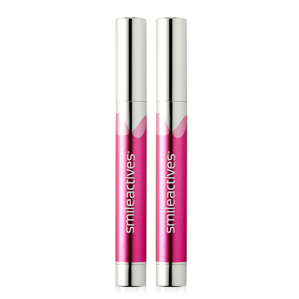 Smileactives Teeth Whitening Pen - 2 Pack, Winterberry Flavor, Precision Brush Tip