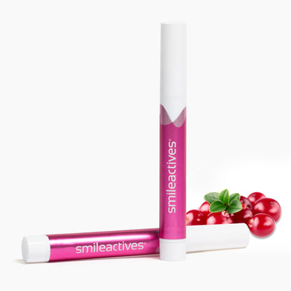 Smileactives Teeth Whitening Pen - 2 Pack, Winterberry Flavor, Precision Brush Tip