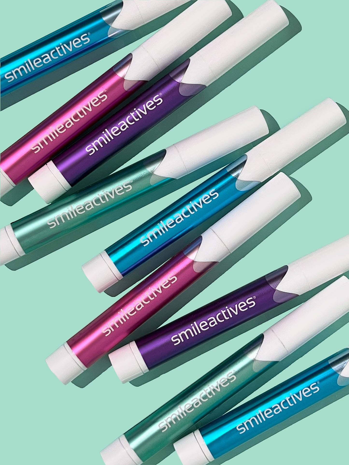 Smileactives Teeth Whitening Pen – 2 Pack | Fast Whitening, Precision Brush Tip, Ultra Mint