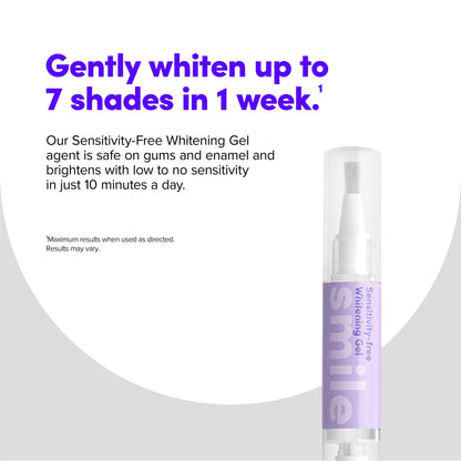 SmileDirectClub Ultra-Gentle Sensitivity-Free Teeth Whitening Kit with Wireless 20-LED Light
