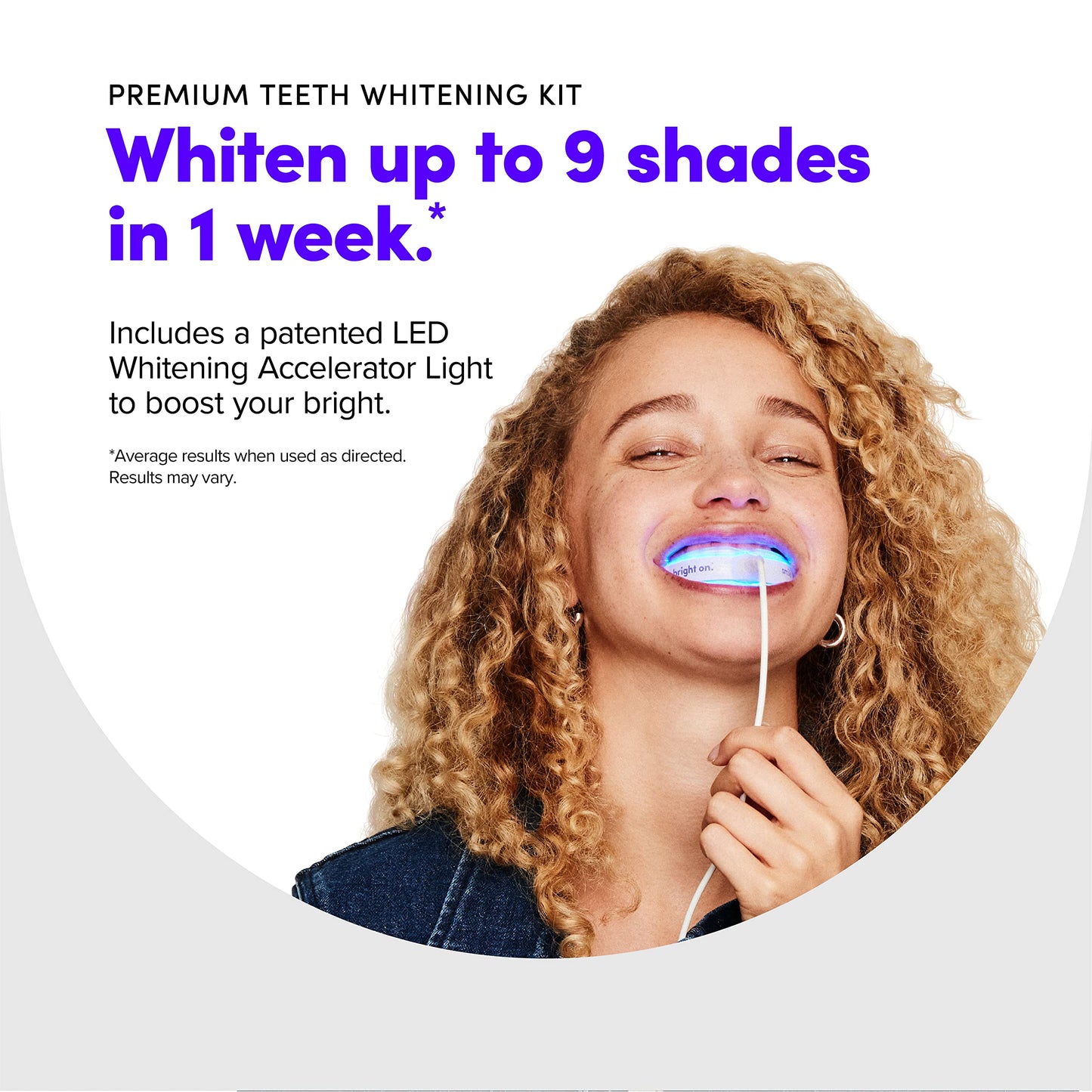 SmileDirectClub Teeth Whitening Kit with LED Light - 4 Pack, Hydrogen Peroxide