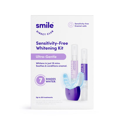 SmileDirectClub Ultra-Gentle Sensitivity-Free Teeth Whitening Kit with Wireless 20-LED Light