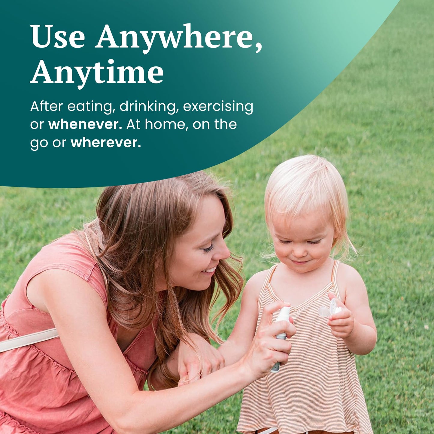 Smilesaver Retainer Cleaner - 30-Second Minty Spray for Aligners & Dentures