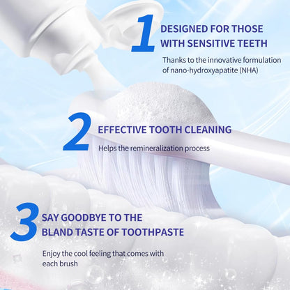Whitening Niacinamide Toothpaste + Nano Hydroxyapatite Toothpaste – 3.53oz & 4oz