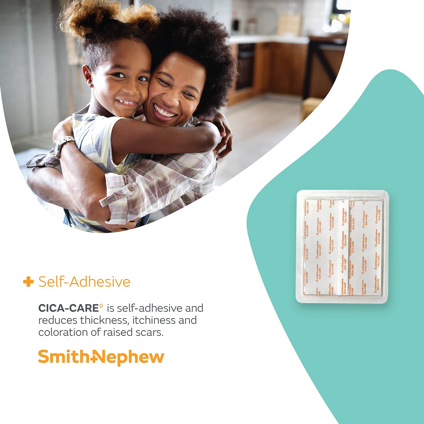 Smith & Nephew CICA-Care Silicone Gel Sheet for Scar Management, 5 x 6 in