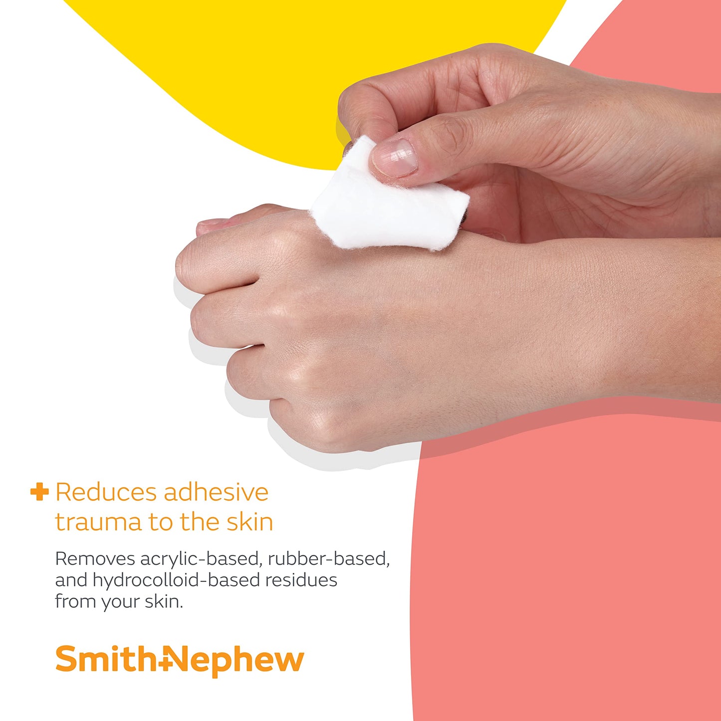 Smith & Nephew UNI-SOLVE Adhesive Remover Wipes – Gentle Tape/Appliance Removal (50 Count)