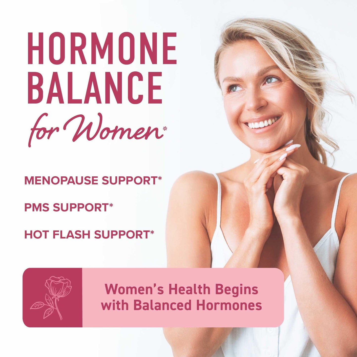 SMNutrition Hormone Balance Liquid Drops | Vegan Herbal Tincture for Menopause & PMS Relief | 2 oz