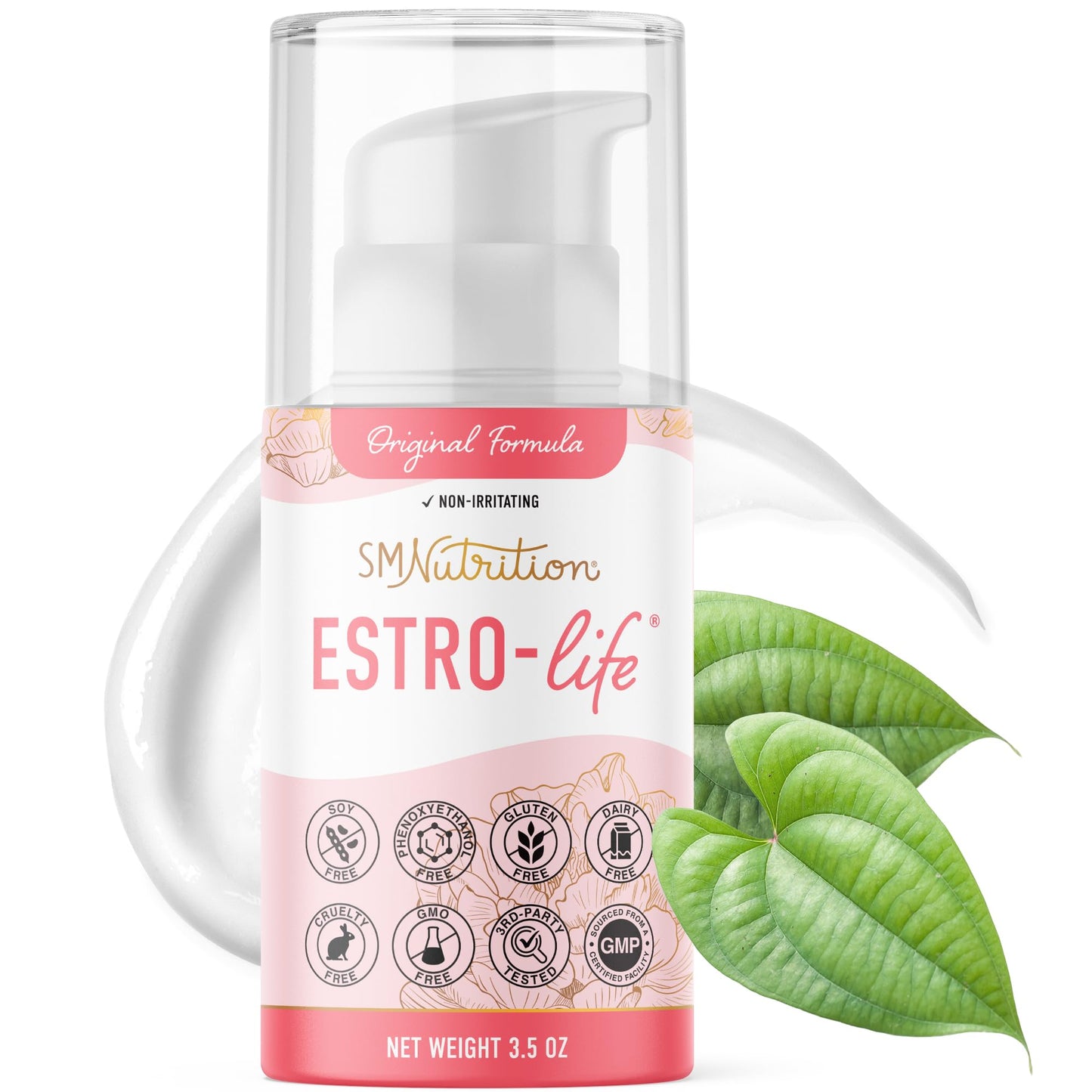 Original Estro-Life Balancing Skin Cream for Women | SMNutrition | Soy-Free, Cruelty-Free & Non-GMO