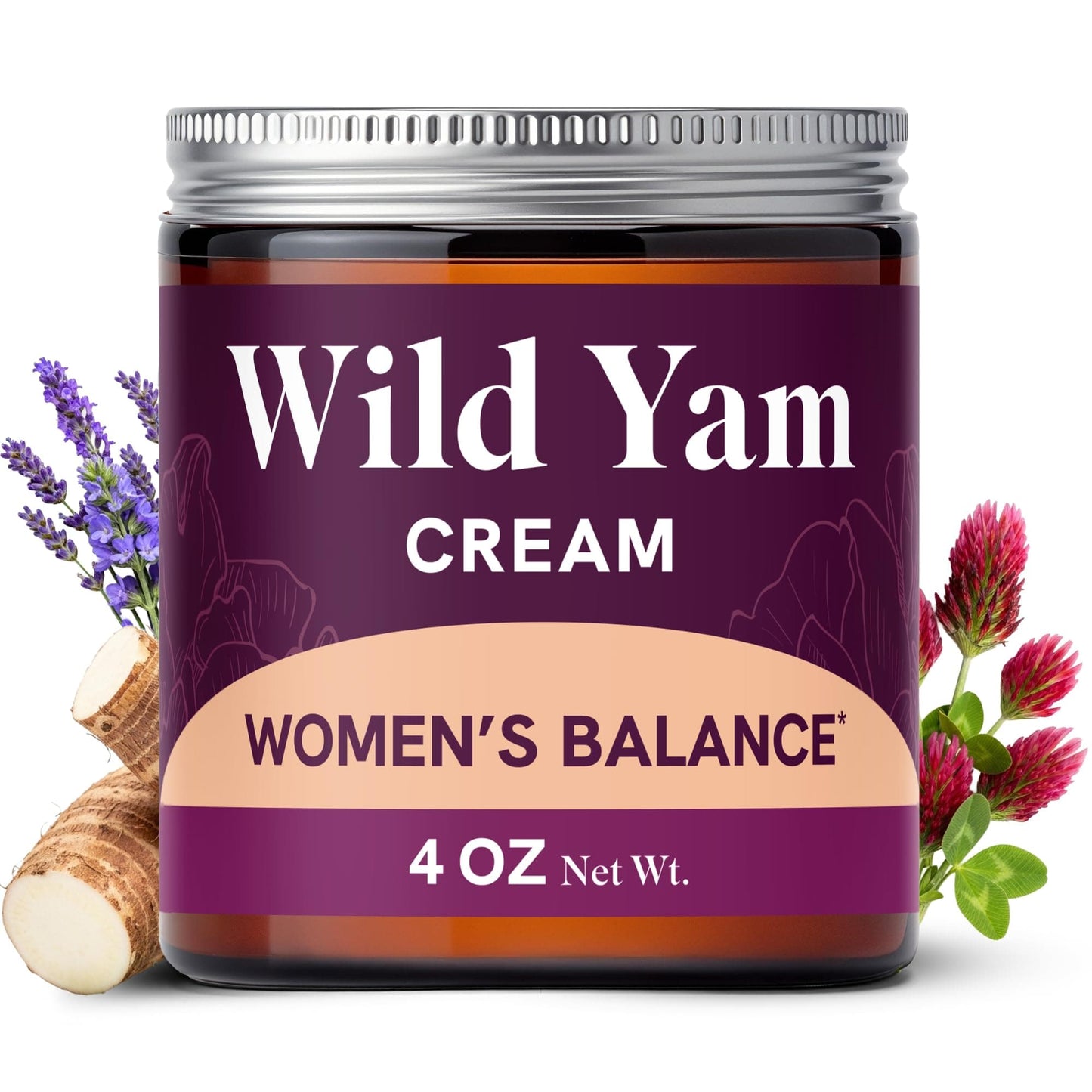 Wild Yam Cream for Hormone Balance — 3450mg Herbal Support | SMNutrition 4 oz