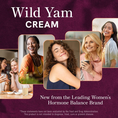 Wild Yam Cream for Hormone Balance — 3450mg Herbal Support | SMNutrition 4 oz