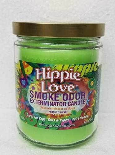 Smoke Odor Exterminator 13 oz Jar Candles – Hippie Love (3-Pack)
