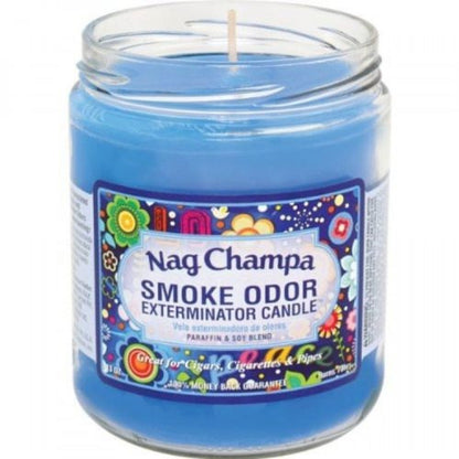 Smoke Odor Exterminator 13oz Jar Candle Nag Champa - Eliminates Odors