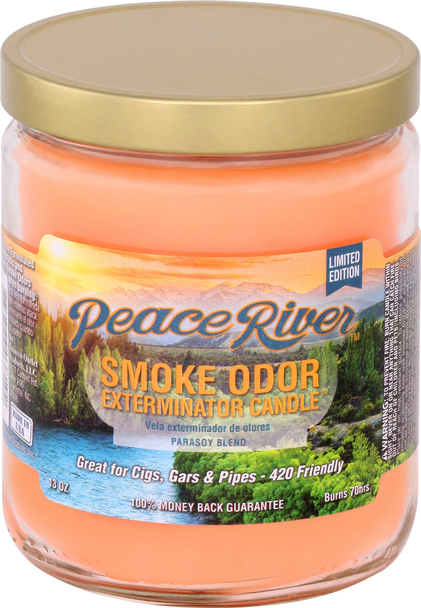 Smoke Odor Exterminator Candle 13oz Jar – Peace River