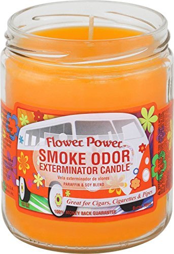 Smoke Odor Exterminator Candle Flower Power – 70 Hour Burn Time (13oz)