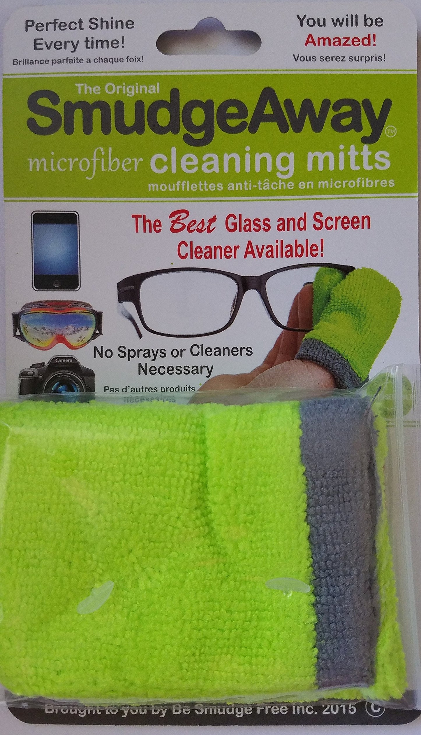 SmudgeAway Microfiber Cleaning Mitt – 1 Pack