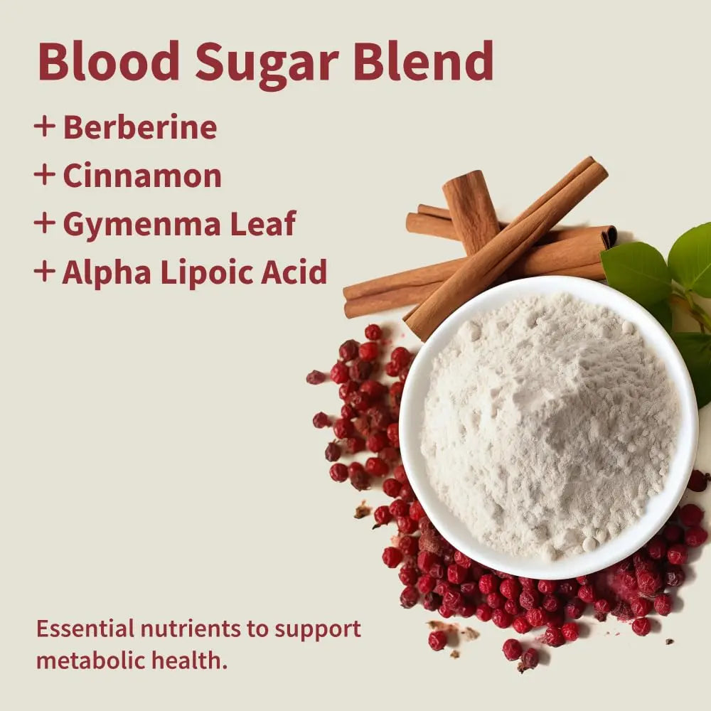 Snap Supplements Blood Sugar Blend - 180 Count | Balanced Energy Support BritishVita | Premium UK Vitamins & Wellness Supplements