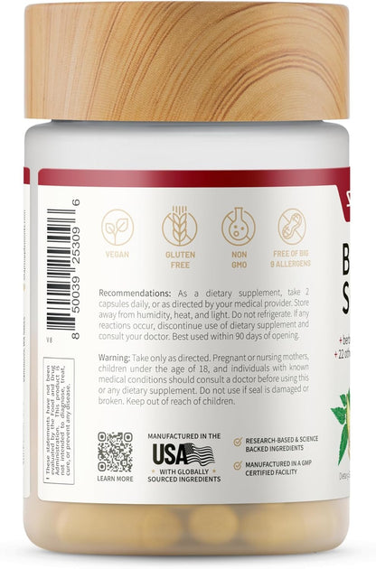Snap Supplements Blood Sugar Blend – Berberine, Gymnema, CoQ10, Cinnamon, Alpha Lipoic Acid