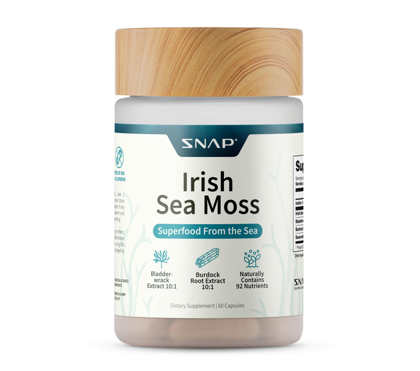 Irish Sea Moss with Bladderwrack & Iodine – Immune & Skin Support