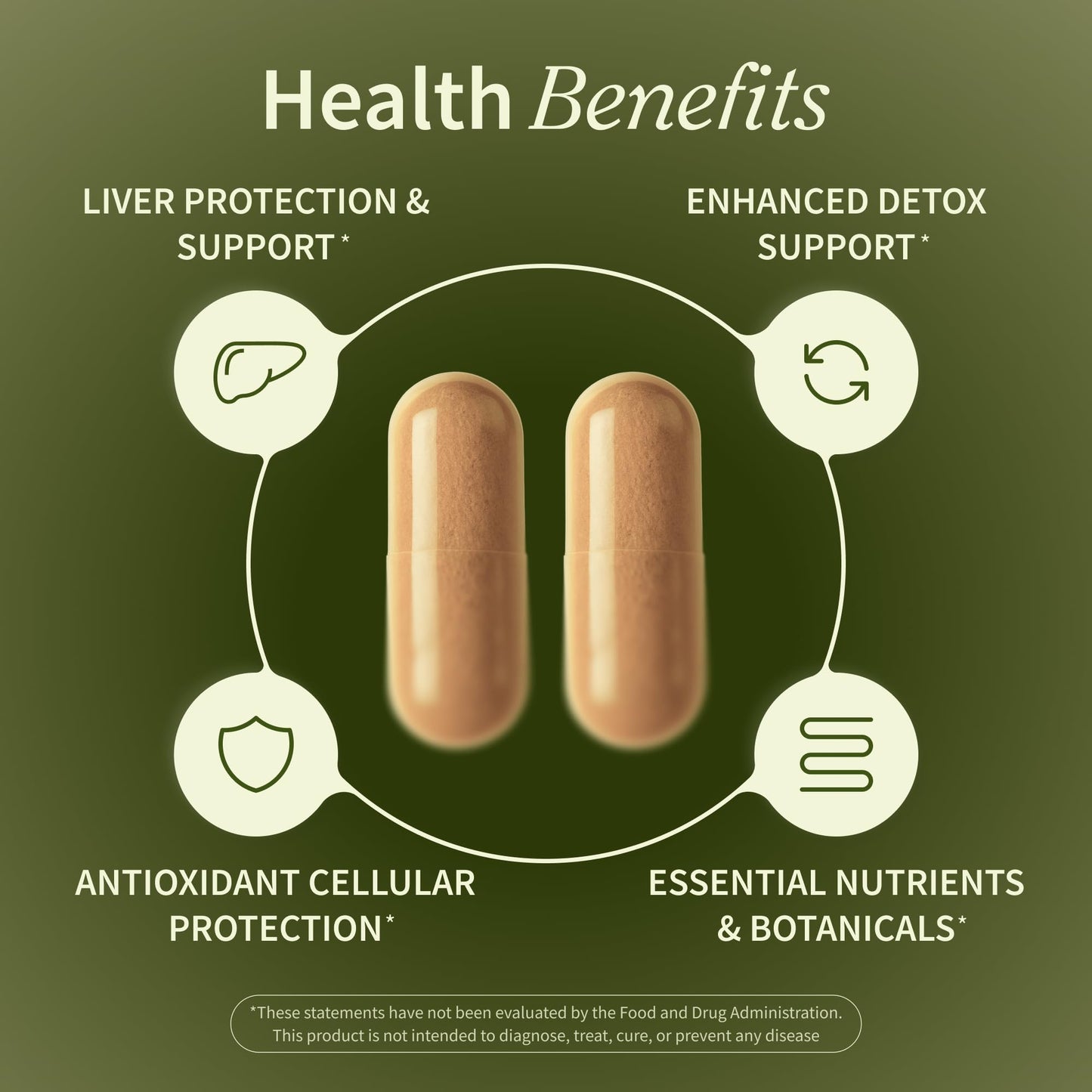 Snap Supplements Liver Health & Detox – 60 Vegetarian Capsules | Liver & Digestive Support