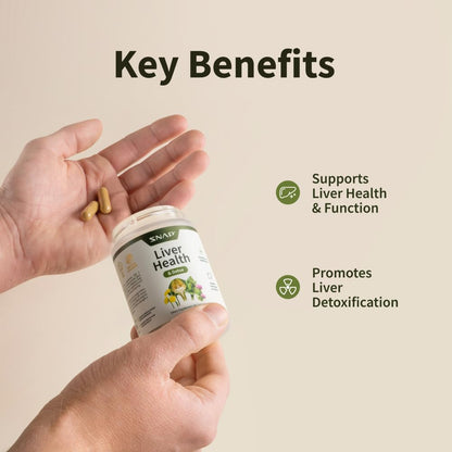 Snap Supplements Liver Health & Detox – 60 Vegetarian Capsules (2-Pack)