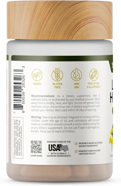 Snap Supplements Liver Health & Detox – 60 Vegetarian Capsules (2-Pack)