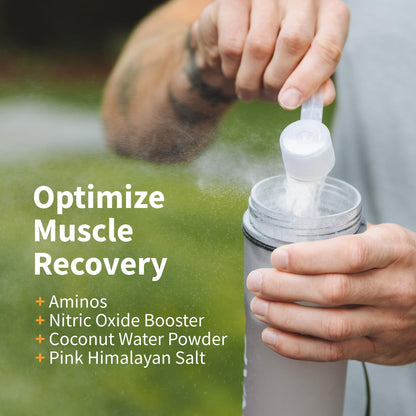 Snap Supplements Plant-Based BCAA Powder + Nitric Oxide Booster – 30 Servings