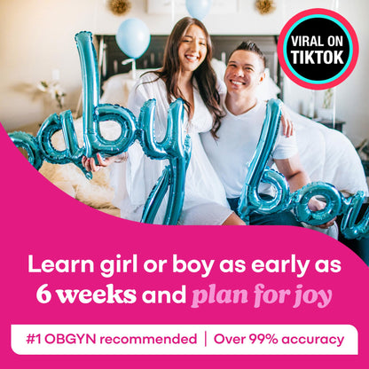 SneakPeek Early Gender Test – At-Home Kit, 6 Weeks, 99%+ Accuracy (Lab Fee Included)