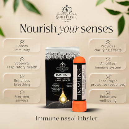 SniffElixir Nasal Inhaler Stick – Immune Support & Respiratory Wellness