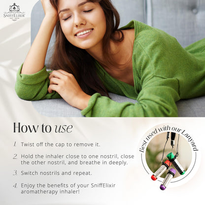 SniffElixir Nasal Inhaler Stick – Immune Support & Respiratory Wellness