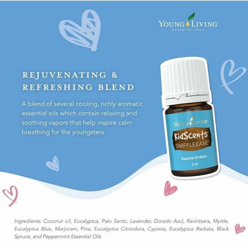 KidScents SniffleEase 5ml – Pre-Diluted Kids Essential Oil (Eucalyptus, Myrtle & Pine)