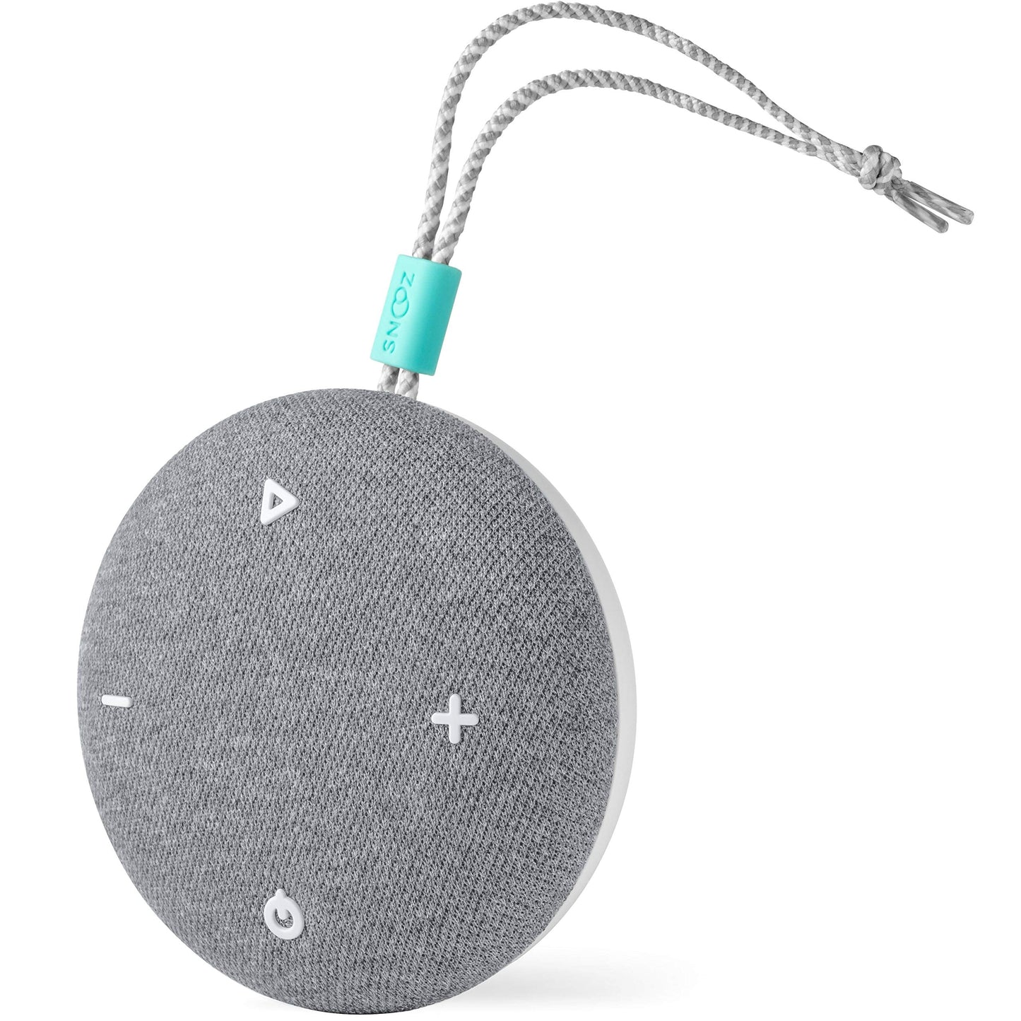 SNOOZ Go Portable Travel Sound Machine — 6 Sounds, Bluetooth Speaker, 20h Battery, Charcoal