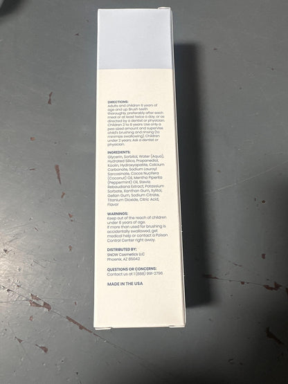 Snow Nanohydroxyapatite Whitening Toothpaste – Kaolin & Xylitol for Adults