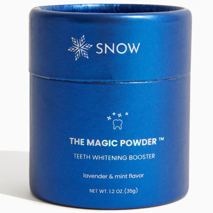 Snow Magic Teeth Whitening Powder with Hydroxyapatite – Lavender & Mint, 35g