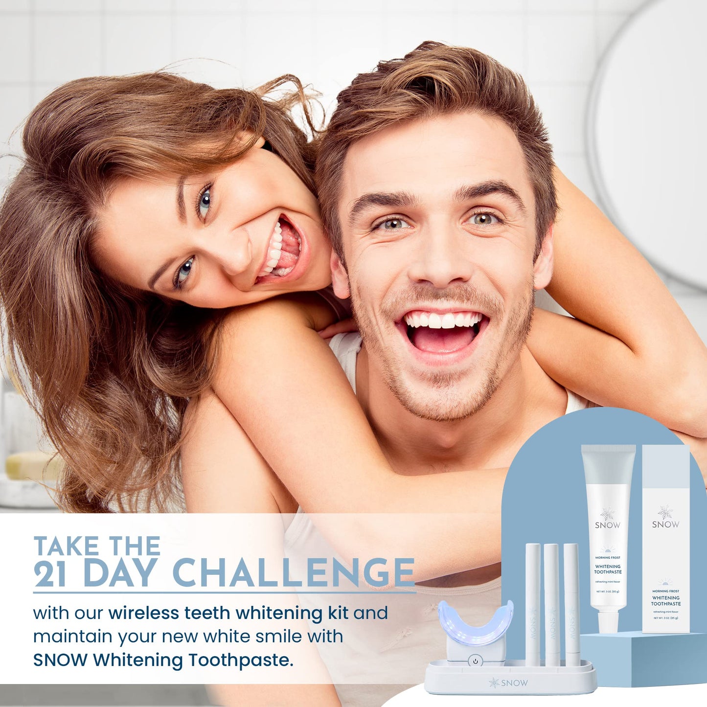 Snow Nanohydroxyapatite Whitening Toothpaste – Kaolin & Xylitol for Adults