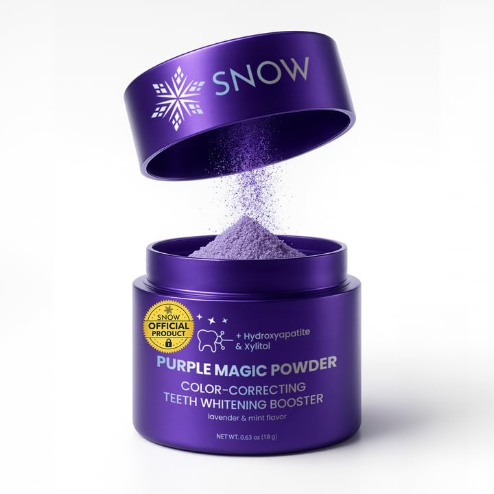 SNOW Purple Magic Powder – Purple Teeth Whitening with Hydroxyapatite (18g)