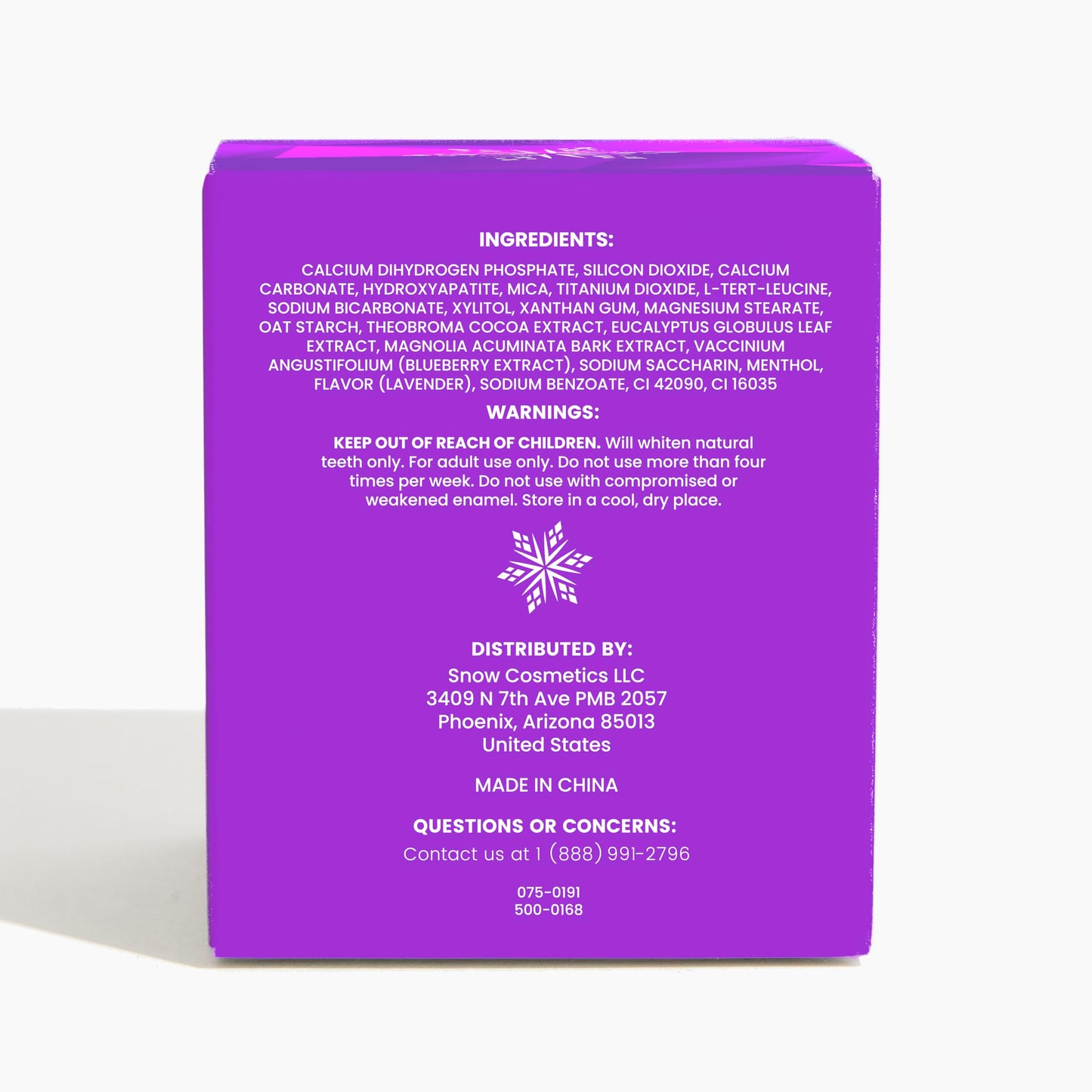 SNOW Purple Magic Powder – Purple Teeth Whitening with Hydroxyapatite (18g)