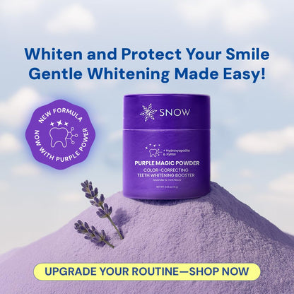 SNOW Purple Magic Powder – Purple Teeth Whitening with Hydroxyapatite (18g)