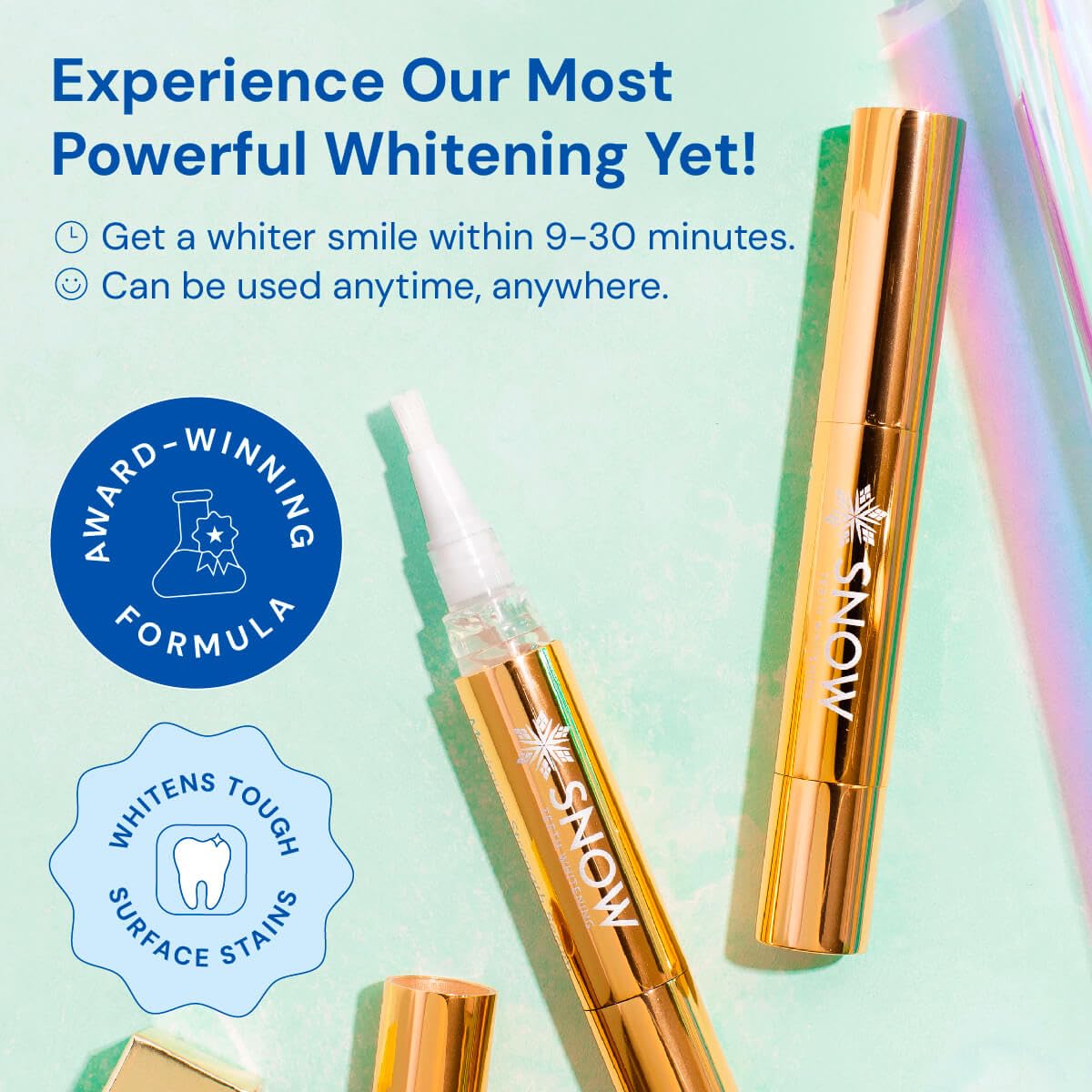 Snow Extra-Strength Teeth Whitening Serum – 2 Pack Whitening Pen
