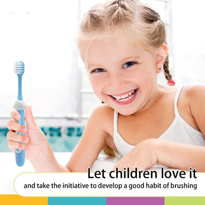SNOWROSE 8 Pcs Kids Toothbrushes - Soft Bristles for 2–12 Years Old - Multicolor Baby Toothbrush Pack